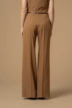 STYLISH BUSINESS TROUSERS, FULL LENGTH WITH CREASES - TROUSERS GILIOLA