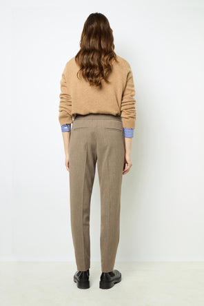 ELASTICATED SUIT PANTS - NAYMA