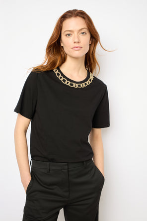 T-SHIRT WITH A CHAIN - AGNES