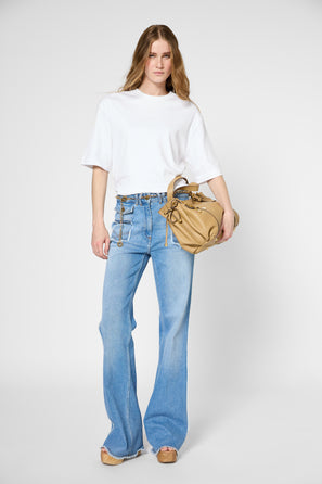 LOOSE T-SHIRT IN THICK COTTON - GALINA