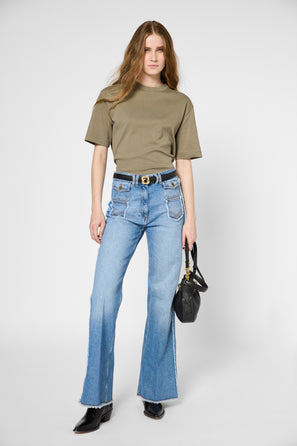 LOOSE T-SHIRT IN THICK COTTON - GALINA