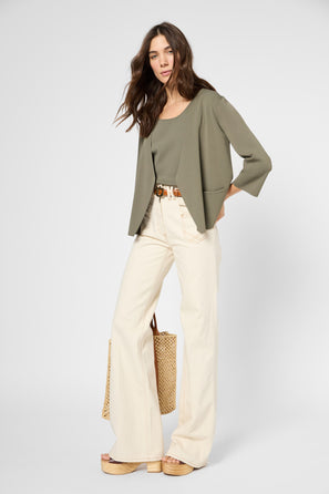 MICROFIBER CARDIGAN - JANEL