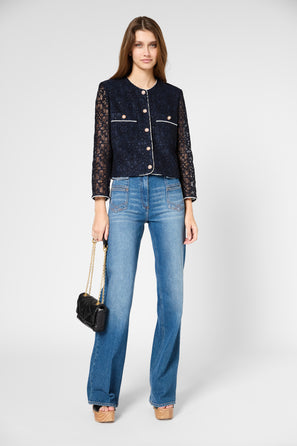 SHORT LACE JACKET - RISA