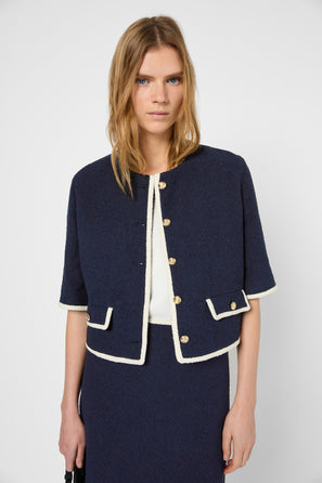 SHORT TWEED-STYLE JACKET - RELINA