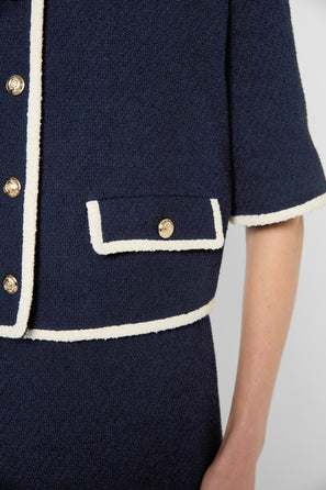 SHORT TWEED-STYLE JACKET - RELINA