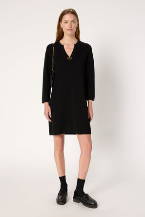 STRAIGHT MILANO KNIT DRESS - LILIA
