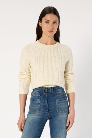 FANCY STITCH SWEATER - EDENIE