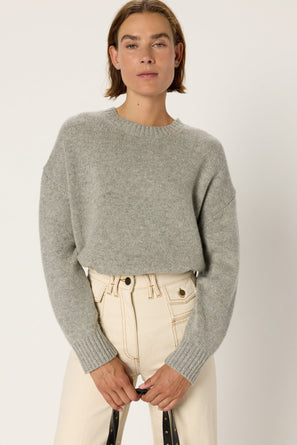 OVERSIZED SWEATER IN WOOL AND LUREX - ELYNE