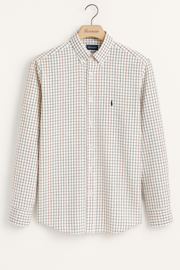 REGULAR FIT MULTI CHECK TWILL SHIRT