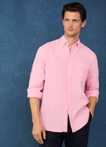 REGULAR FIT LINEN SHIRT