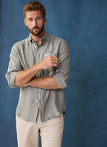 REGULAR FIT LINEN SHIRT