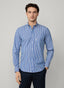 REGULAR FIT REGIMENTAL STRIPE POPLIN SHIRT