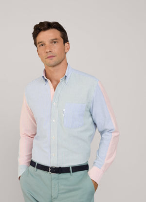REGULAR FIT BENGAL STRIPED OXFORD SHIRT