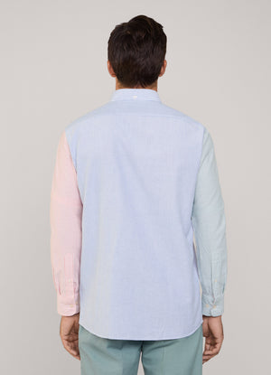 REGULAR FIT BENGAL STRIPED OXFORD SHIRT