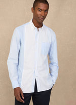 REGULAR FIT STRIPED POPLIN SHIRT