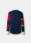 REGULAR FIT MULTI WIDTH STRIPE RUGBY SHIRT