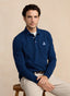 REGULAR FIT LONG SLEEVE LOGO PIMA POLO