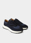 SUEDE-PANELLED RUNNER TRAINERS