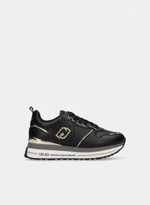 LEATHER PLATFORM SNEAKERS