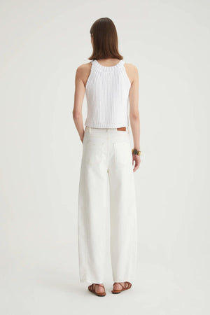 BARREL LEG JEANS IN COTTON DENIM