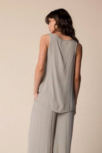 CHIC LOOSE FIT VEST STYLE SHIRT - CANOTTA IBRA