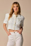 STUNNING SHORT SLEEVE CROP STYLE JACKET - JACKET BAKARI