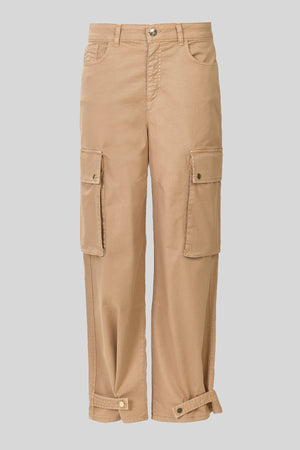 GABARDINE CARGO PANTS