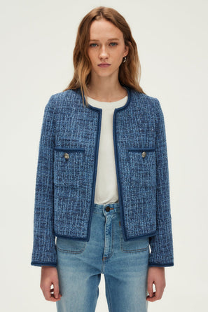 TWEED BRAID JACKET - RAFEA