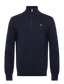 GANT TEXTURED COTTON HALF ZIP