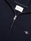 GANT TEXTURED COTTON HALF ZIP