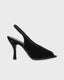 LOLA CRUZ VELVET PUMPS