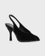 LOLA CRUZ VELVET PUMPS