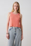 SLEEVELESS TOP ALL OVER RHINESTONES