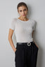 SHORT SLEEVES KNITTED BLOUSE