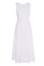 MIDI SLEEVELESS BRODERIE DRESS