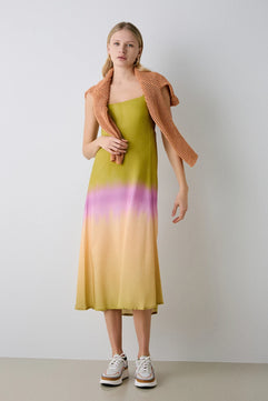 TIE-DYE MIDI DRESS
