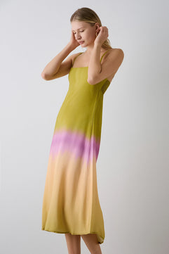 TIE-DYE MIDI DRESS