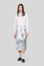 MIDI SKIRT IN LAMINATED LEATHER