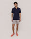 EL GANSO BERMUDA SHORTS LINEN GREY