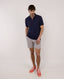 EL GANSO BERMUDA SHORTS LINEN GREY