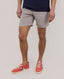 EL GANSO BERMUDA SHORTS LINEN GREY