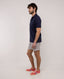 EL GANSO BERMUDA SHORTS LINEN GREY