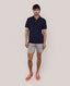 EL GANSO BERMUDA SHORTS LINEN GREY