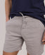 EL GANSO BERMUDA SHORTS LINEN GREY