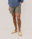 EL GANSO BERMUDA SHORTS LINEN GREEN