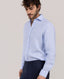 EL GANSO LIGHT BLUE STRIPED LINEN SHIRT