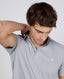 EL GANSO SEPIA GREY SHORT SLEEVE POLO SHIRT