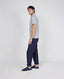 EL GANSO SEPIA GREY SHORT SLEEVE POLO SHIRT