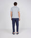 EL GANSO SEPIA GREY SHORT SLEEVE POLO SHIRT