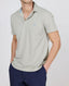 EL GANSO SEPIIA LICHEN GREEN SHORT SLEEVE POLO